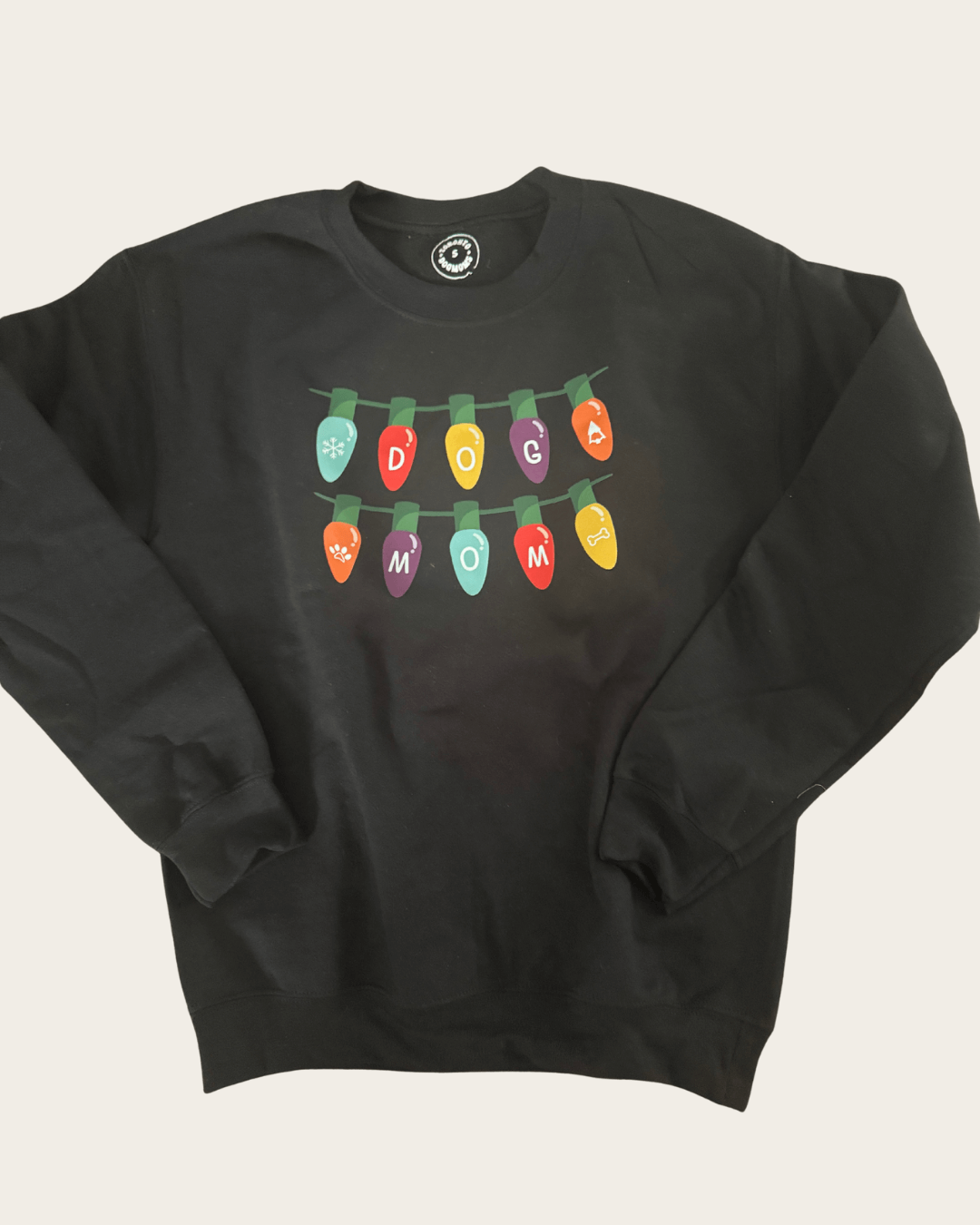 Crew Christmas Dog Mom - Black - Toronto Dog Moms