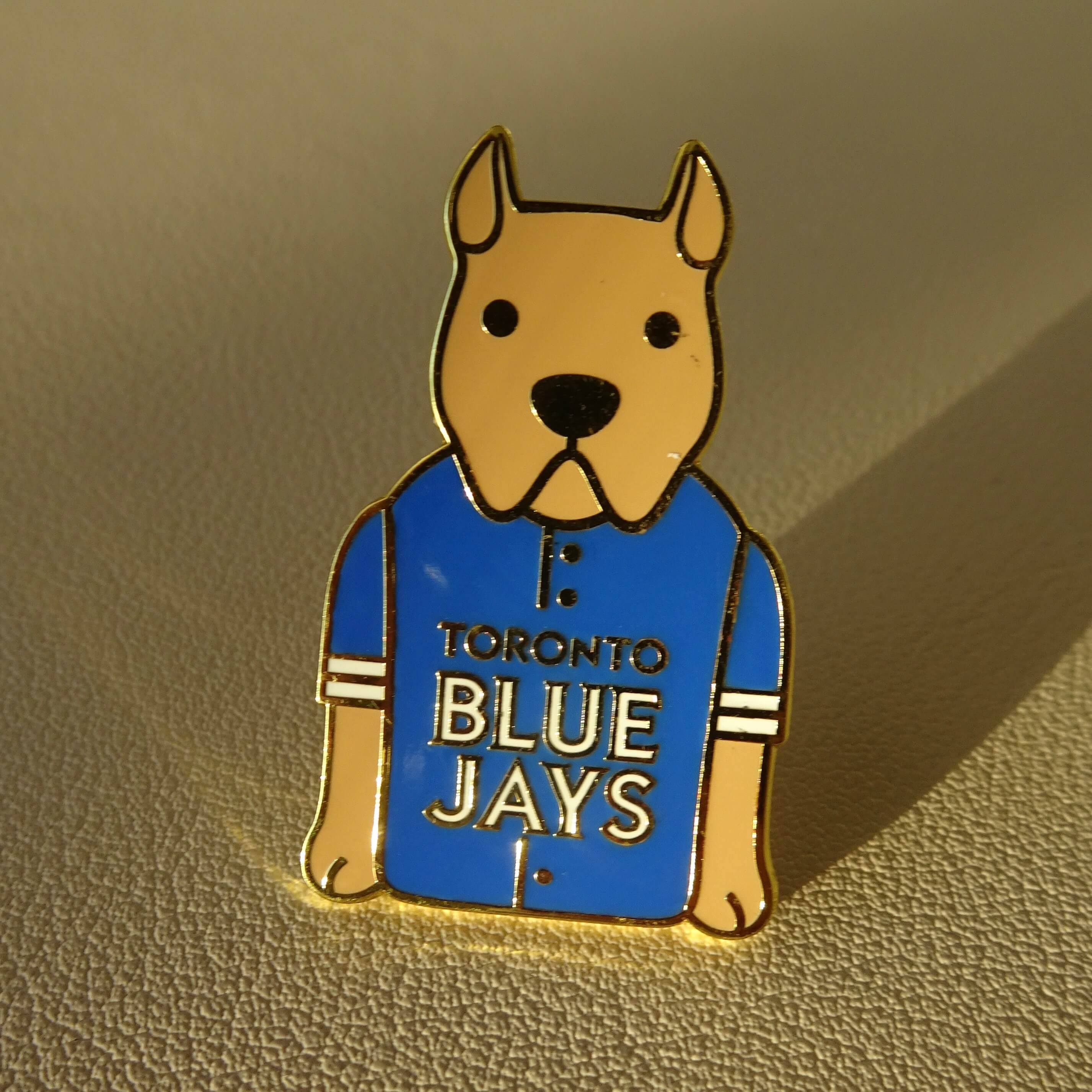 Toronto Blue Jays Brown Blue Terrier Pin