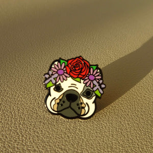 Chino Flower Crown Pin