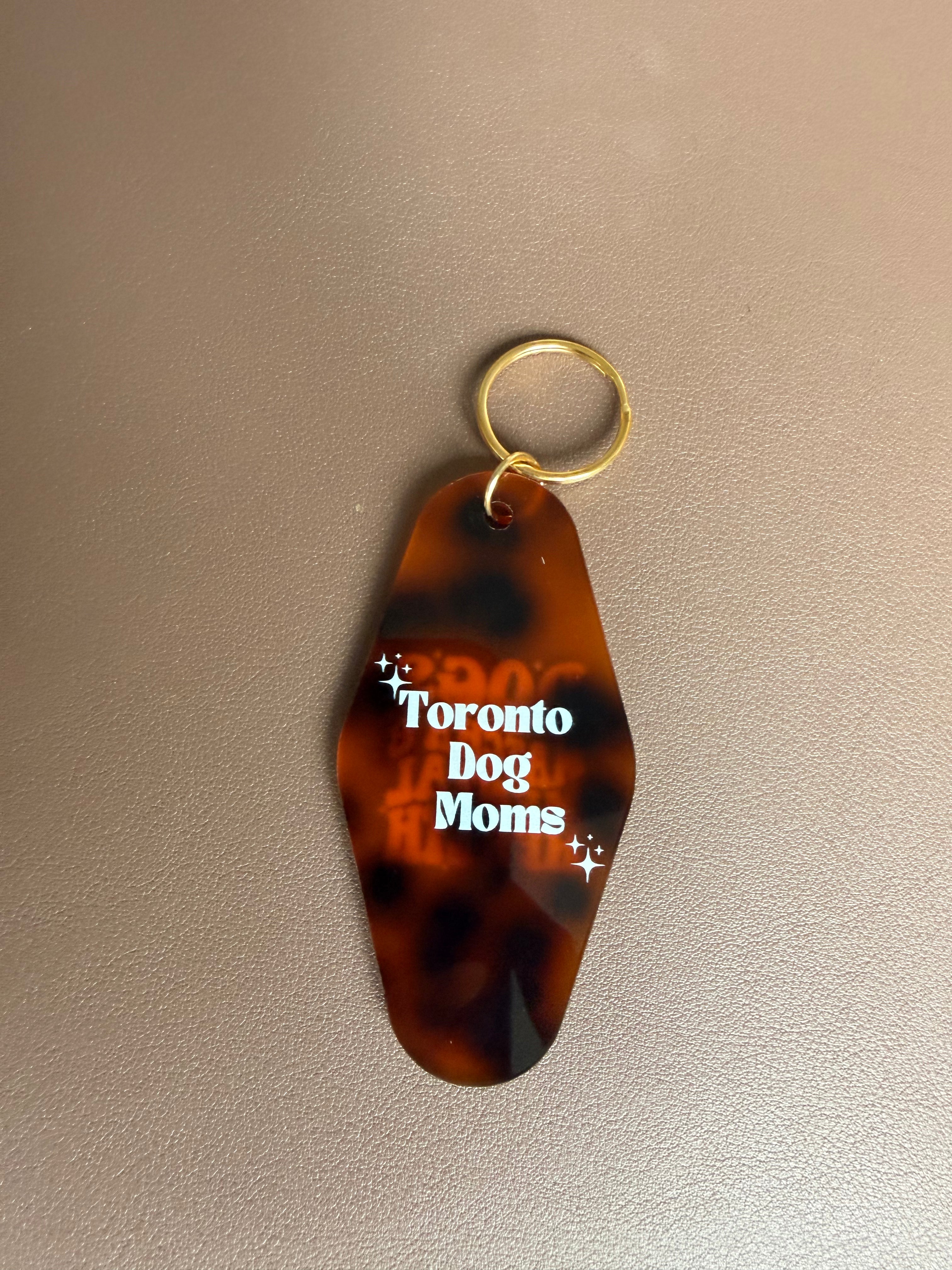 Dogs, Matcha & Mental Health Motel Keychain