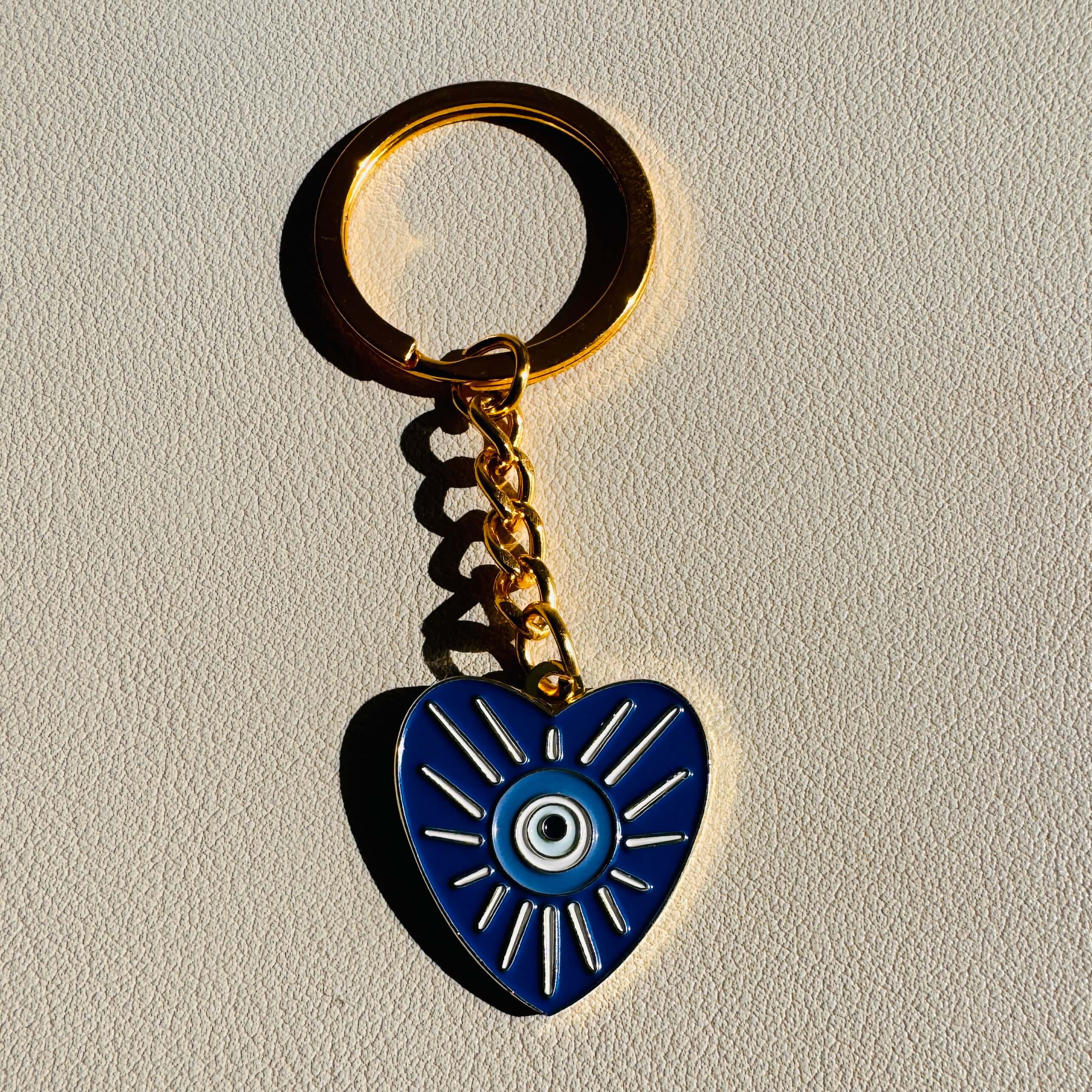 Evil Eye Keychain - Blue