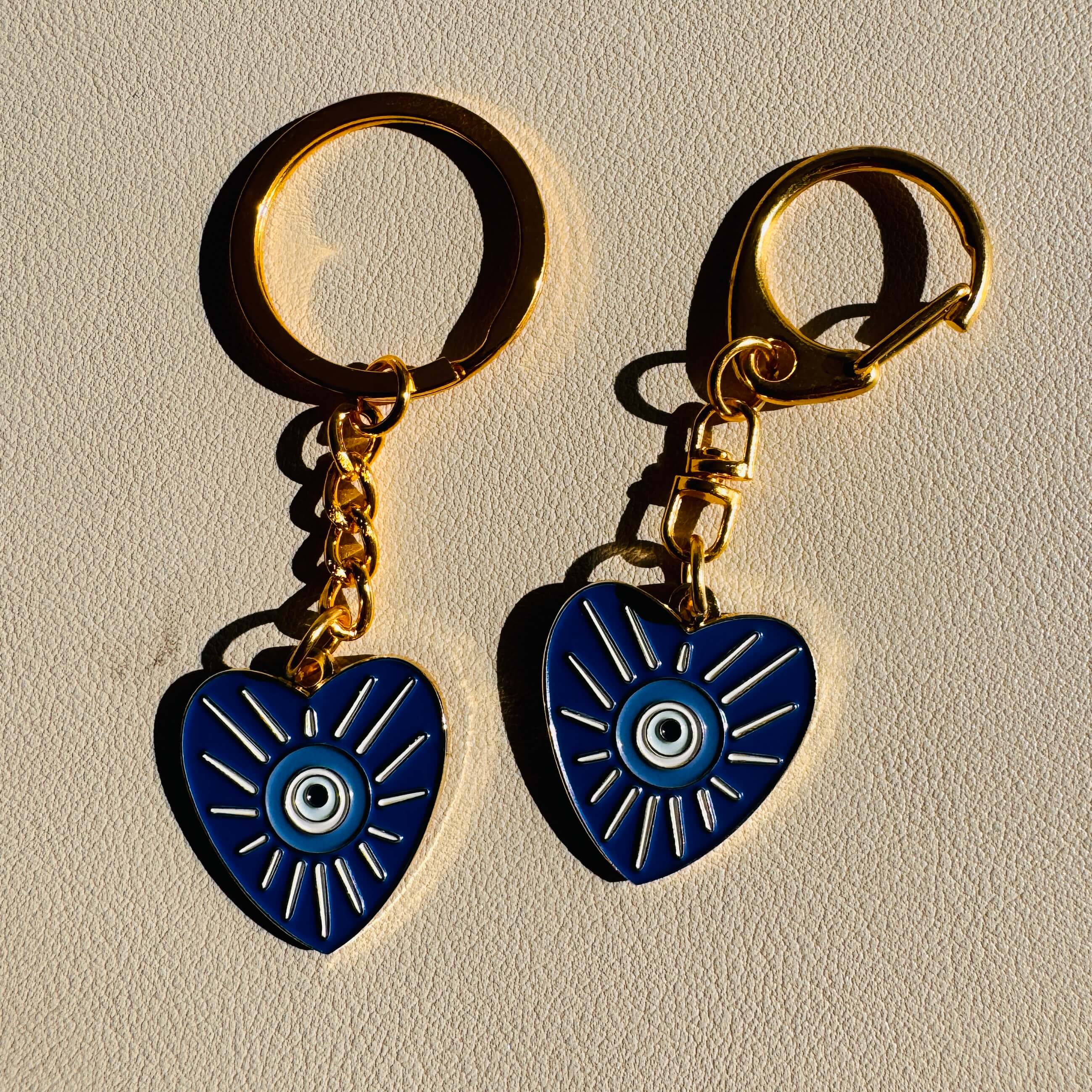 Evil Eye Keychain - Blue