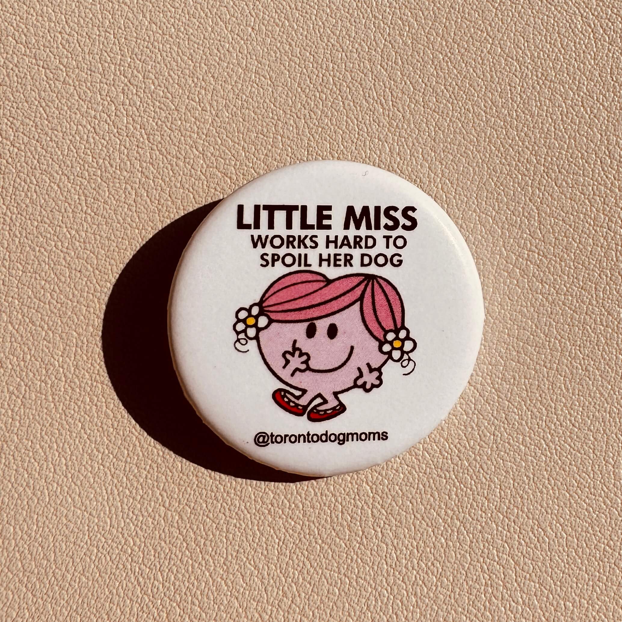 Little Miss Mini Button