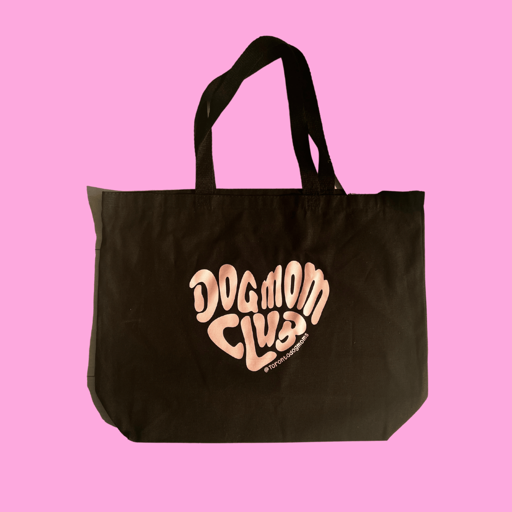 Tote Bag - Dog Mom Club - Black