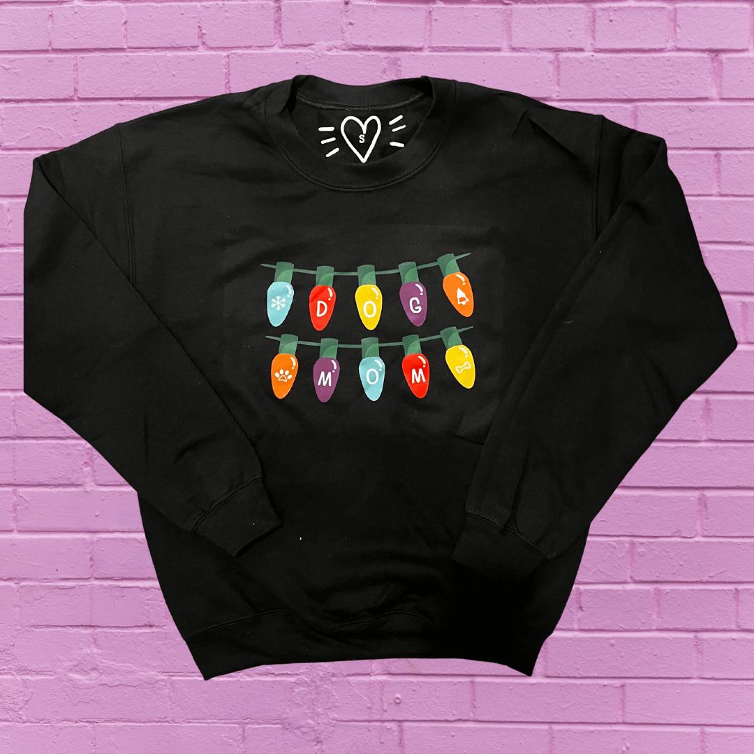 Crew Christmas Dog Mom - Black - Toronto Dog Moms